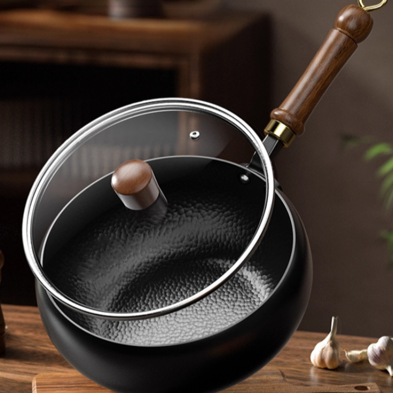 Soup Kettle Warmer - Panci Besi Cor Tanpa Lapisan, Aman