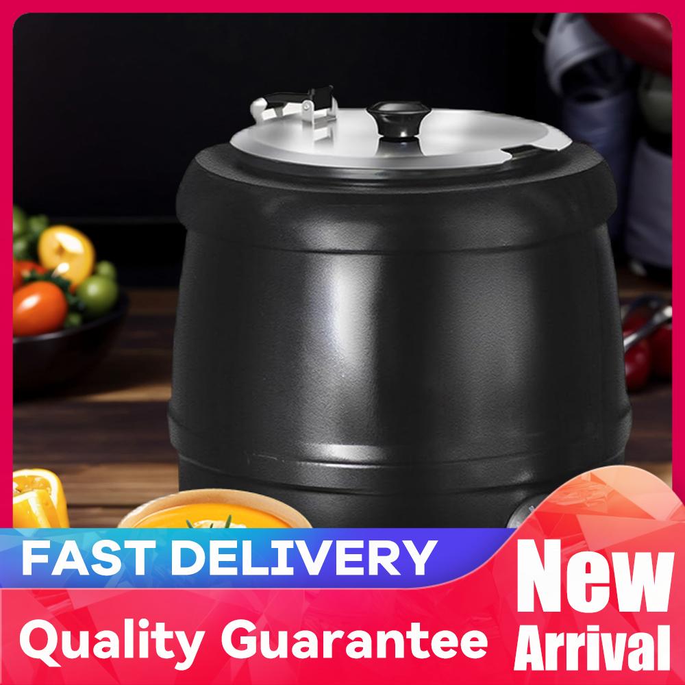 Soup Kettle Warmer - Pemanas Sup Listrik 10L dengan Tutup