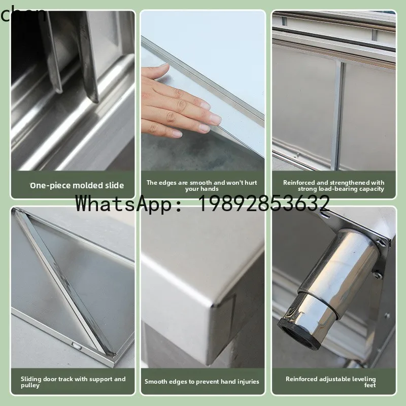 Commercial Kitchen Worktops - H29- Meja Kerja Dapur Stainless Steel