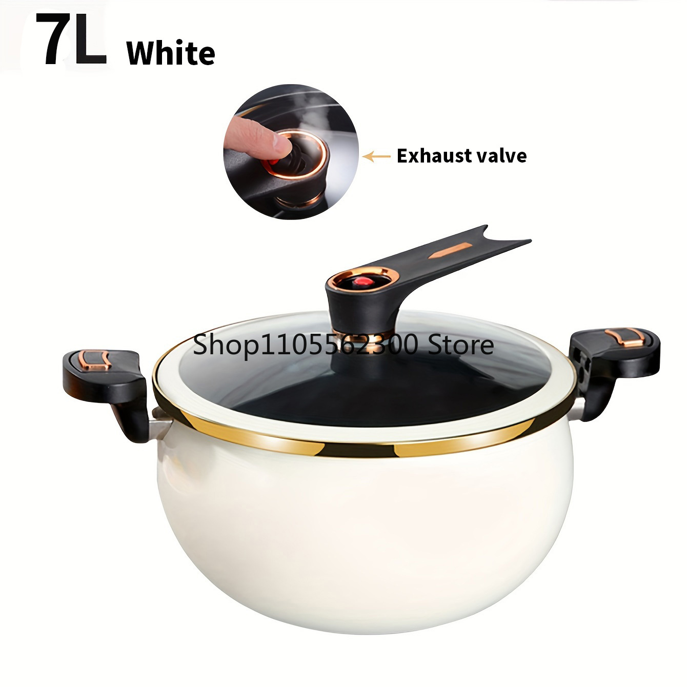 Soup Kettle Warmer - Kapasitas Besar 7L, 26cm, Cocok untuk