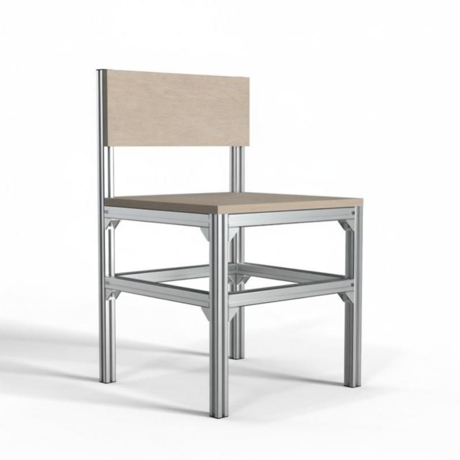 Commercial Kitchen Interior Design - Kursi Panel Berbintik Desain Utilitarian Furnitur