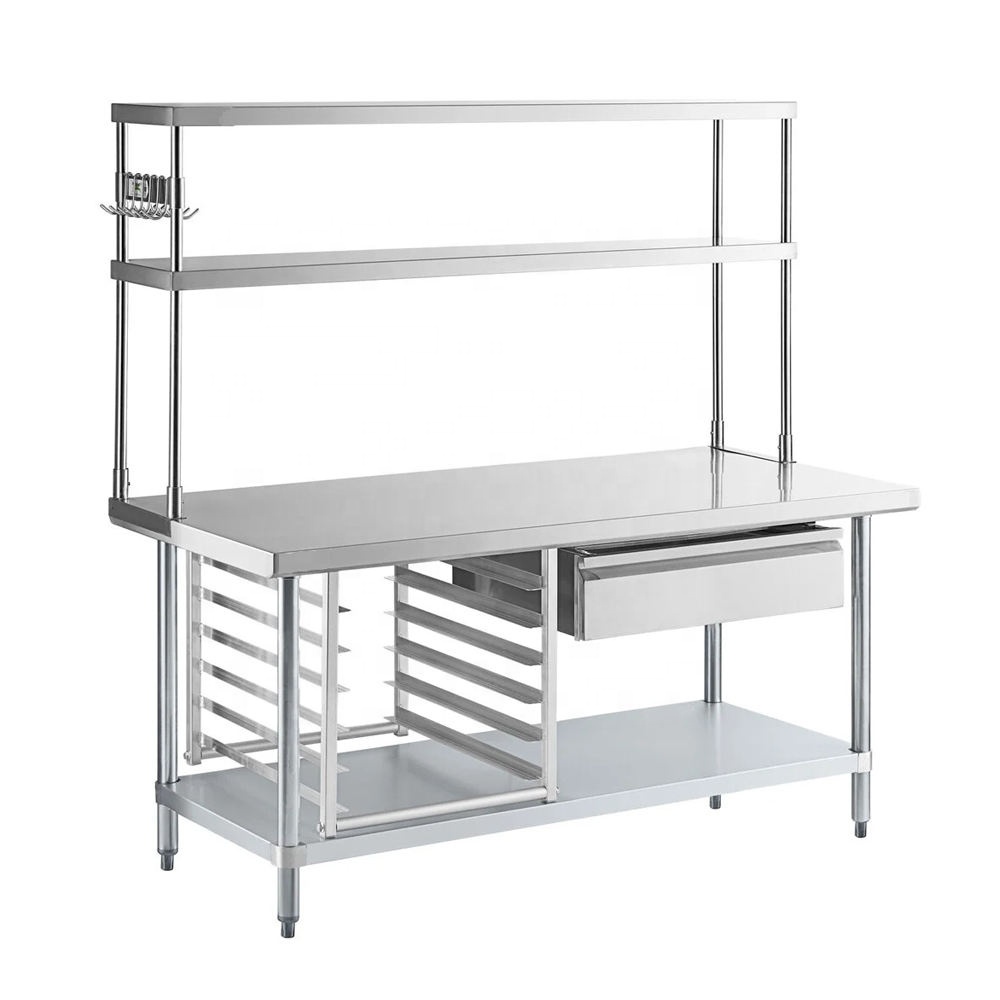 Commercial Kitchen Worktops - Peralatan Dapur Komersial yang Dapat Disesuaikan,