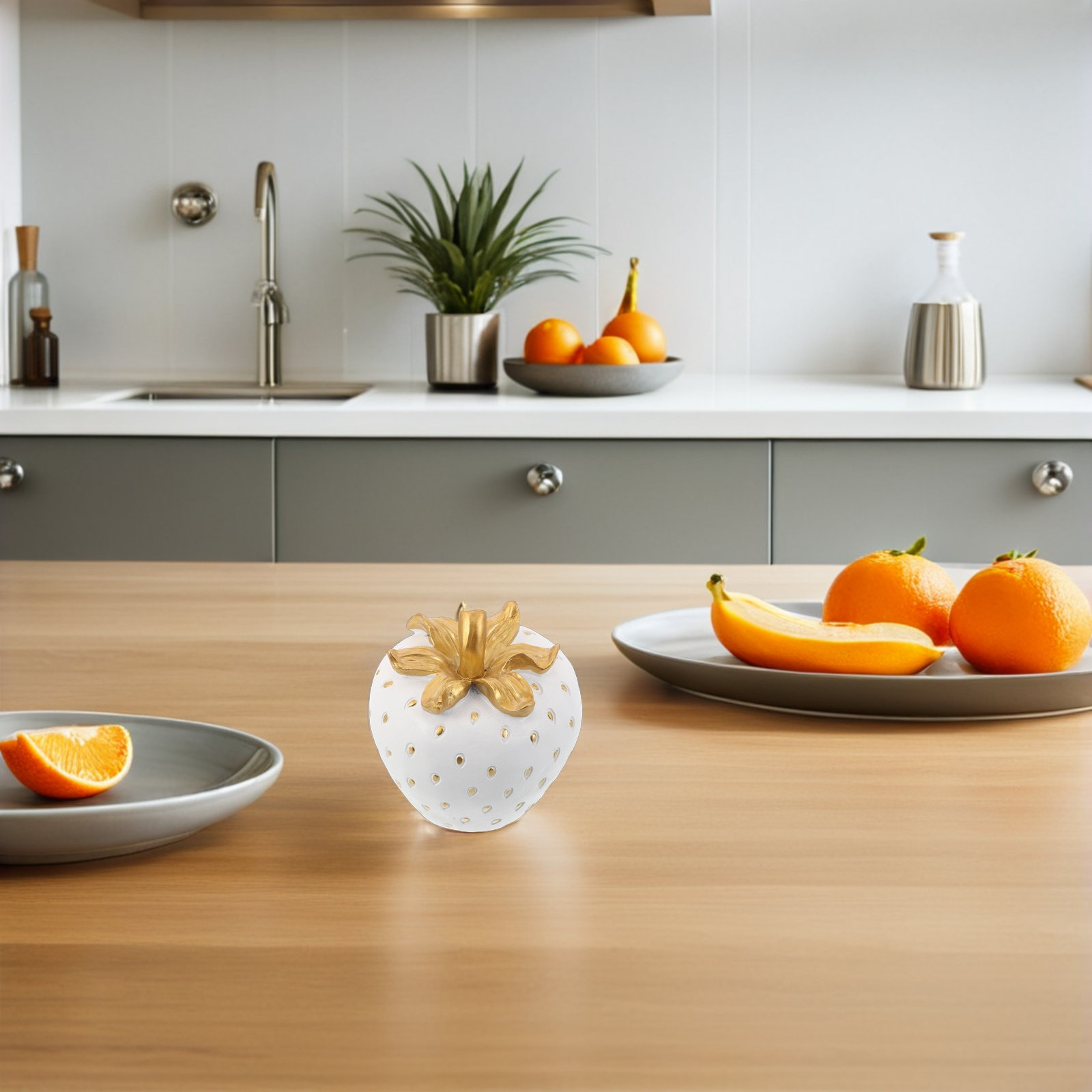 Commercial Kitchen Interior Design - Properti Stroberi Realistis Berwarna Cerah dari