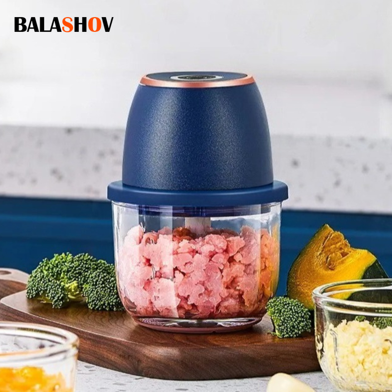 Meat Grinder Electric - Penggiling Daging Listrik 350ML, Penghancur Makanan,
