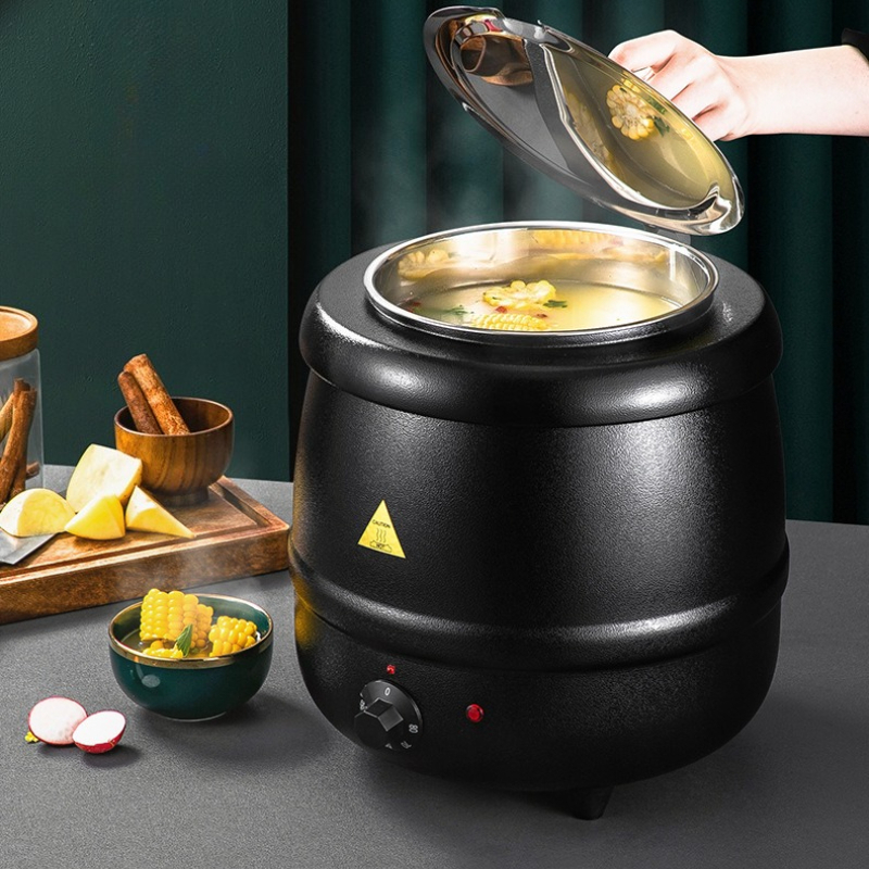 Soup Kettle Warmer - Pemanas Sup Listrik 10L Komersial Suhu