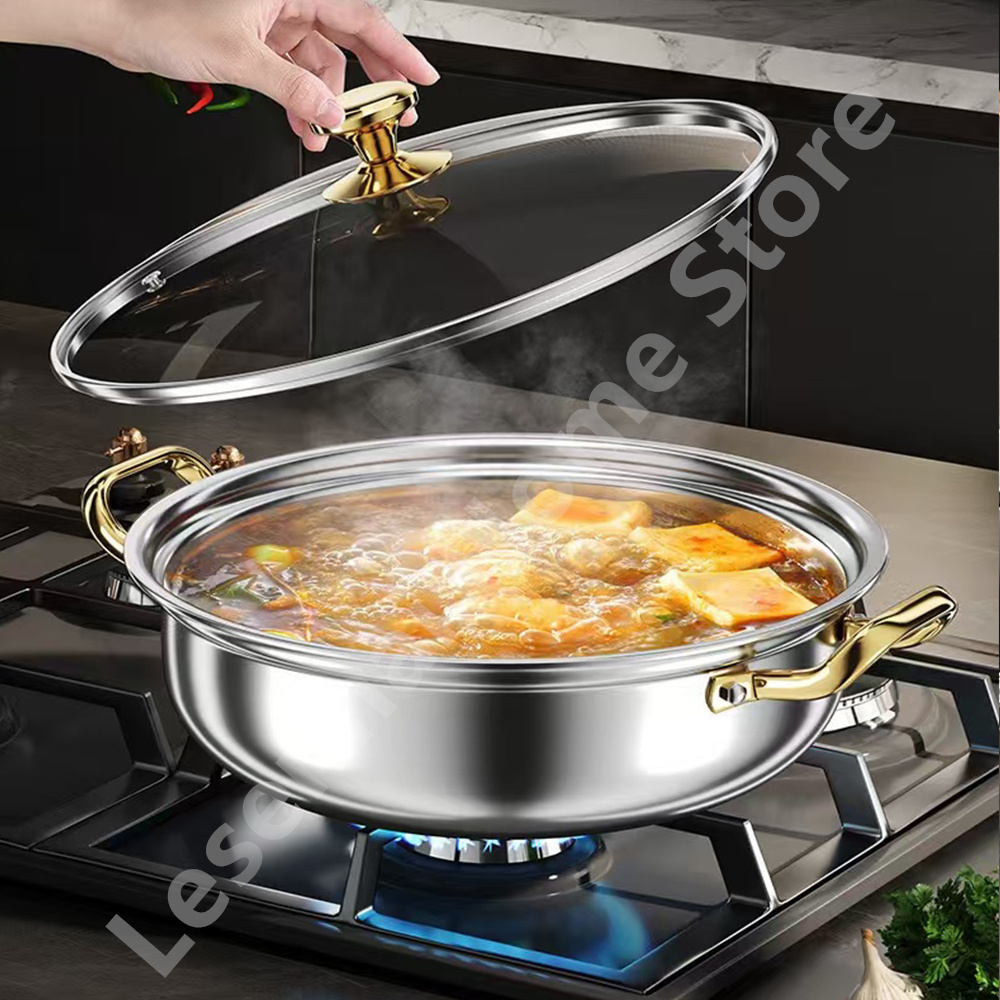Panci Sup Stainless Steel 30cm - Soup Kettle Warmer ulasan dan harga