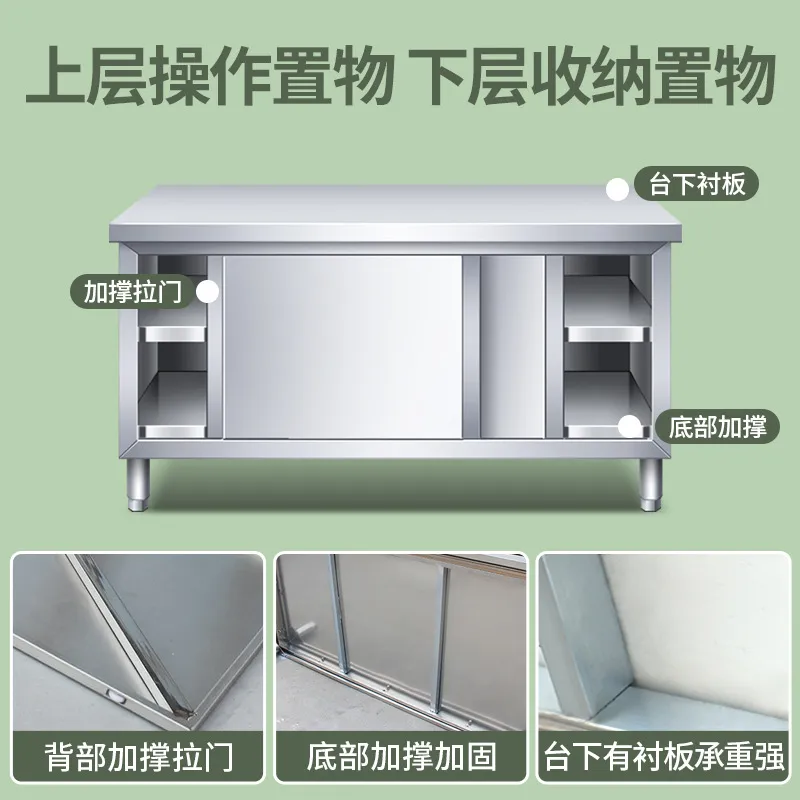 Meja Kerja Dapur Stainless Ste - Commercial Kitchen Worktops ulasan dan harga
