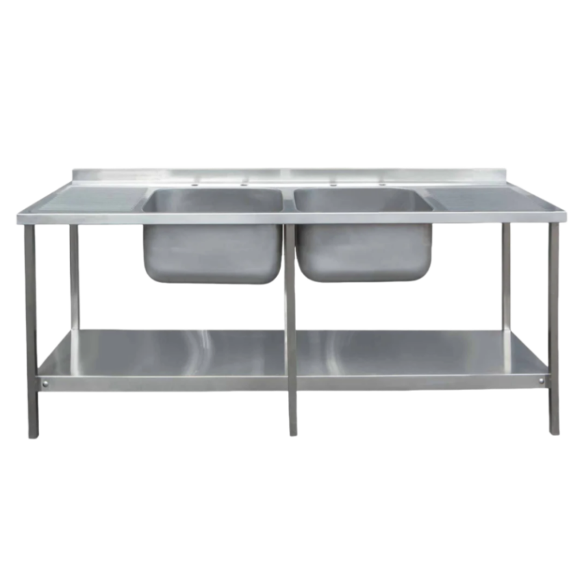 Wastafel Dapur Restoran Komers - Commercial Kitchen Double Sink ulasan dan harga