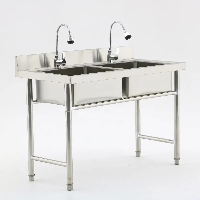 Peralatan Dapur Komersial Rest - Commercial Kitchen Double Sink ulasan dan harga