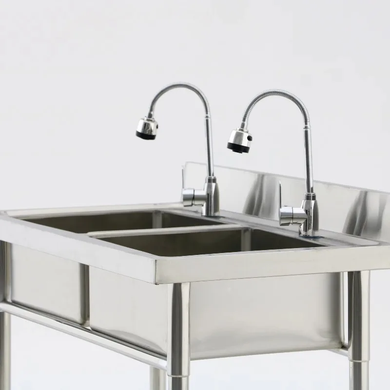 Peralatan Dapur Komersial Rest - Commercial Kitchen Double Sink ulasan dan harga