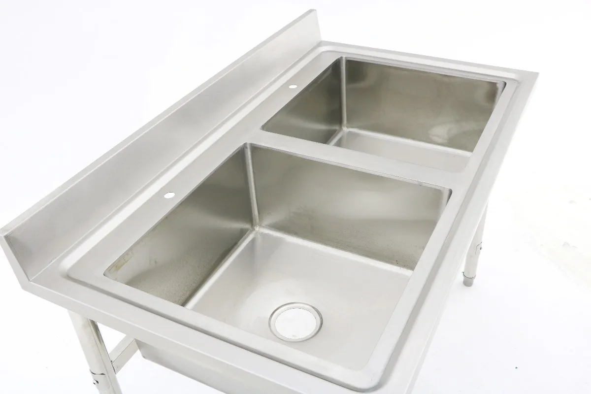 Peralatan Dapur Komersial Rest - Commercial Kitchen Double Sink ulasan dan harga