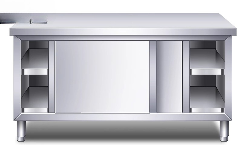 Meja Kerja Dapur Stainless Ste - Commercial Kitchen Worktops ulasan dan harga