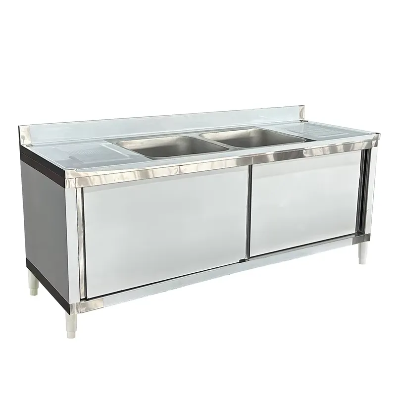 Peralatan Komersial Wastafel S - Commercial Kitchen Double Sink ulasan dan harga