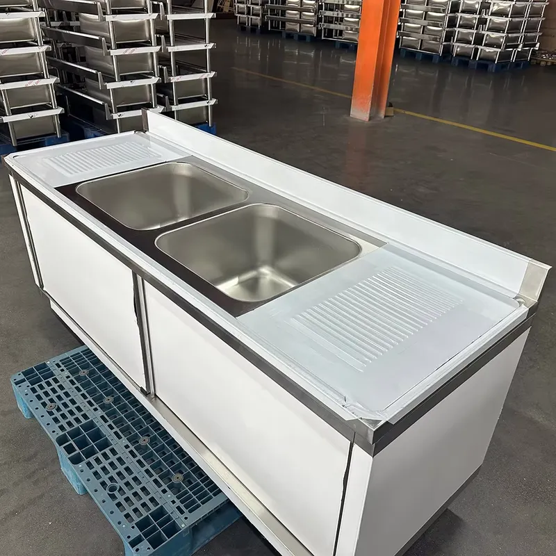 Peralatan Komersial Wastafel S - Commercial Kitchen Double Sink ulasan dan harga