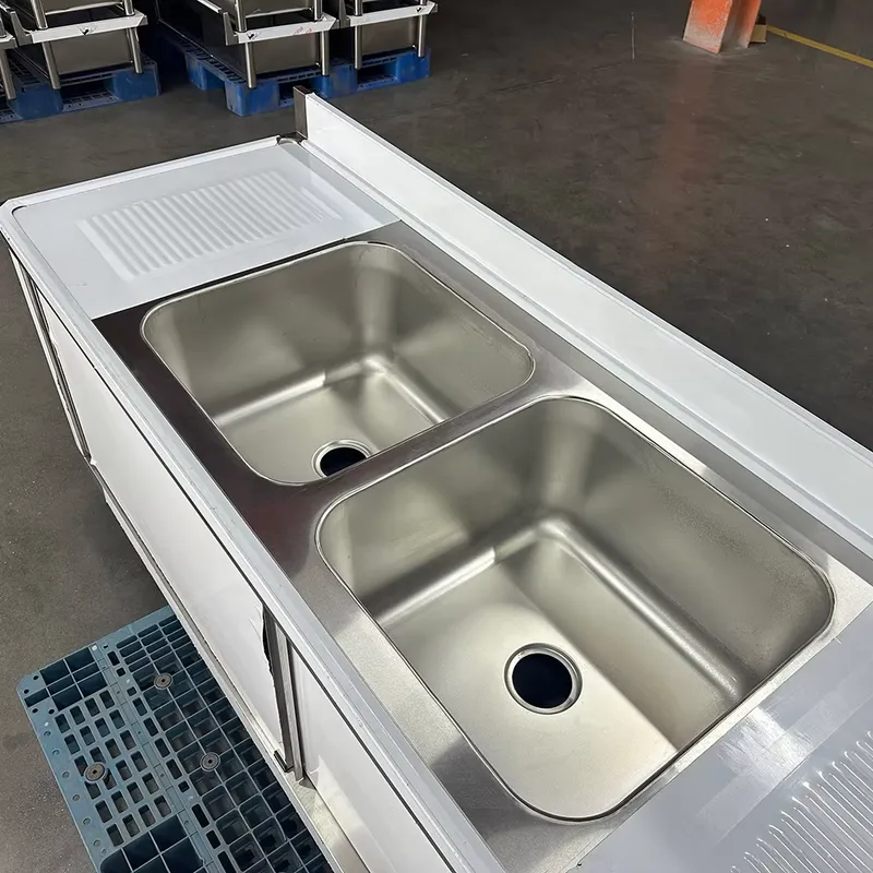 Peralatan Komersial Wastafel S - Commercial Kitchen Double Sink ulasan dan harga