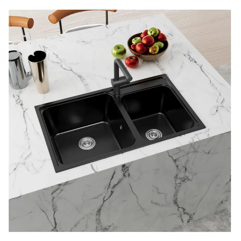Wastafel Ganda SMC Berkekuatan - Commercial Kitchen Double Sink ulasan dan harga