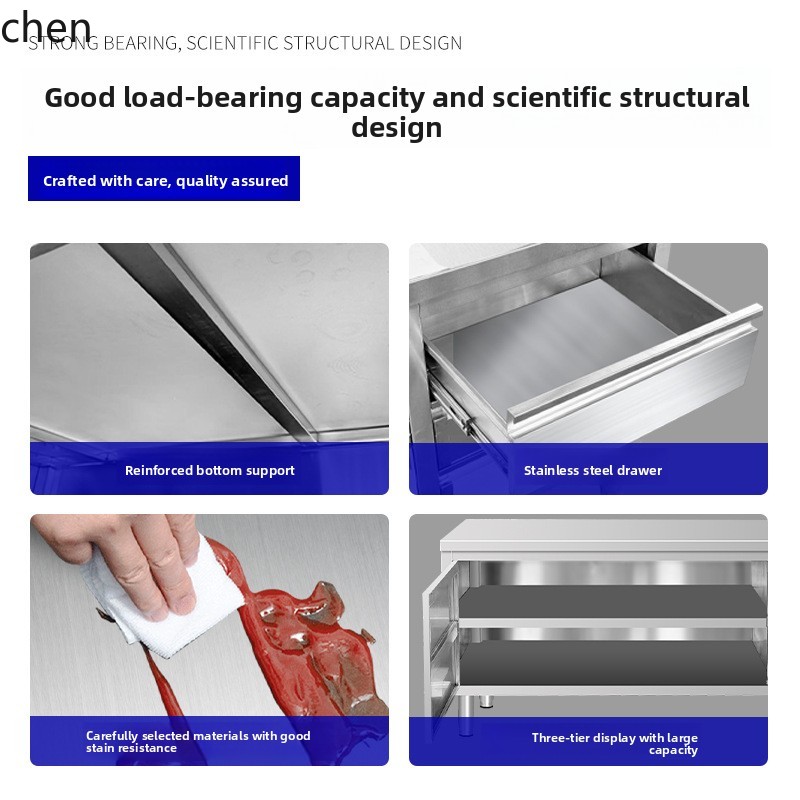 Lemari Kerja Dapur Komersial H - Commercial Kitchen Worktops ulasan dan harga