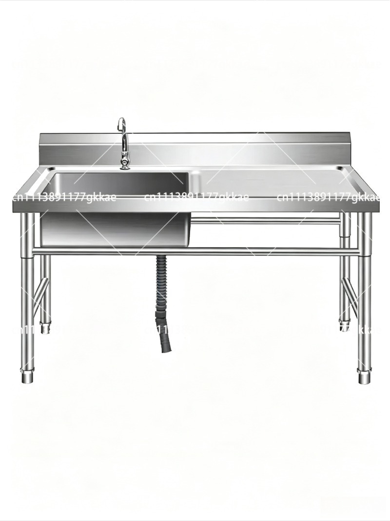Wastafel Dapur Stainless Steel - Commercial Kitchen Double Sink ulasan dan harga