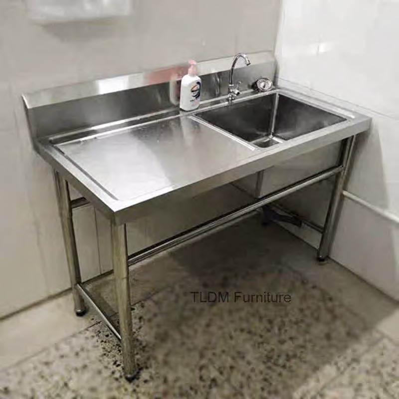 Wastafel Dapur Luar Ruangan Ko - Commercial Kitchen Double Sink ulasan dan harga