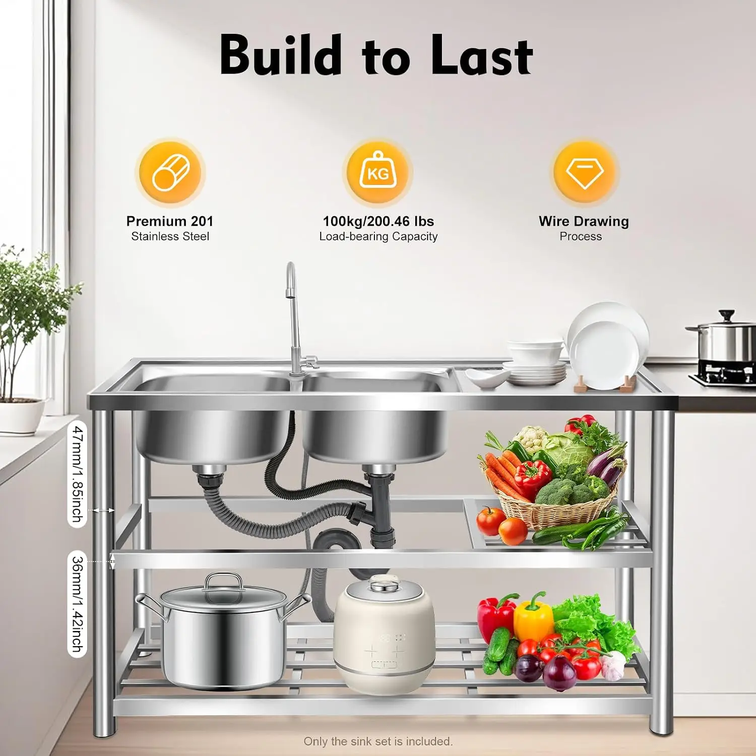 Wastafel Persiapan Makanan Tip - Commercial Kitchen Worktops ulasan dan harga