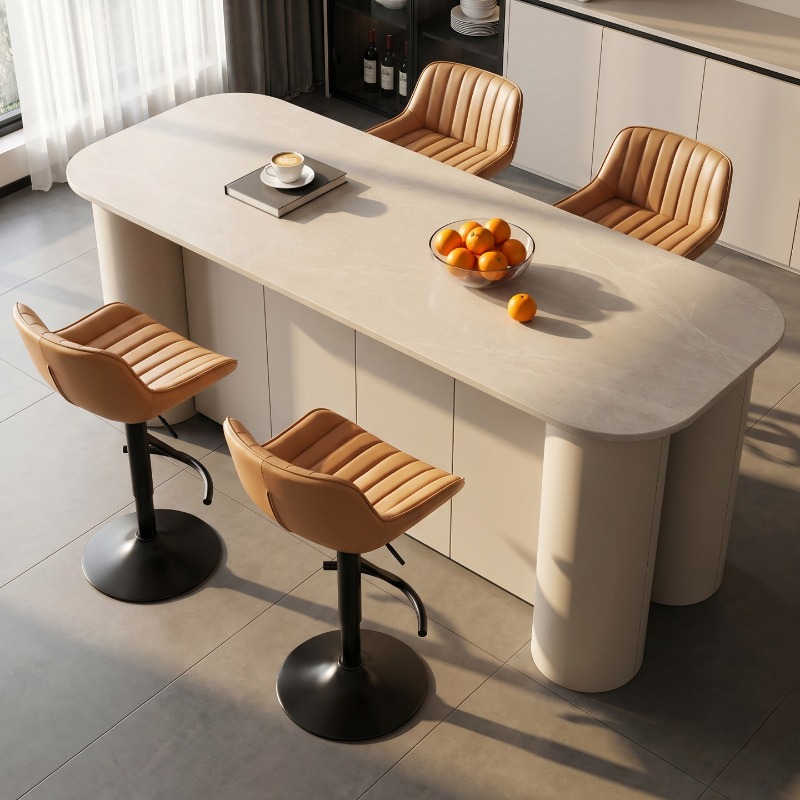 Kursi Bar Tinggi Kayu Elegan V - Commercial Kitchen Interior Design ulasan dan harga