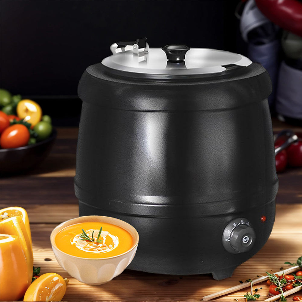 Panci Sup 10L dengan Tutup Eng - Soup Kettle Warmer ulasan dan harga