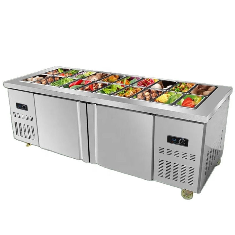 Freezer Meja Kapasitas Besar K - Commercial Kitchen Worktops ulasan dan harga