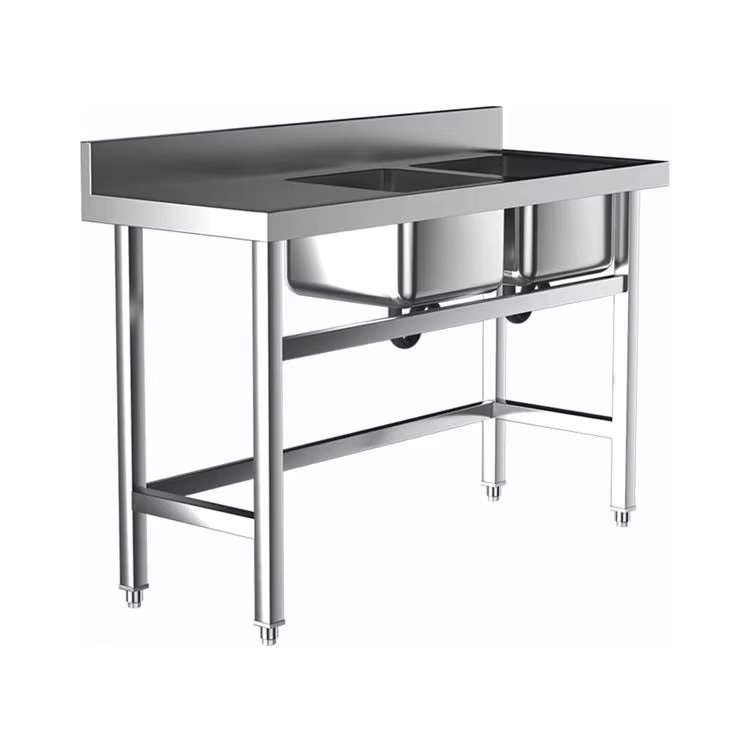Peralatan Dapur Hotel Komersia - Commercial Kitchen Double Sink ulasan dan harga