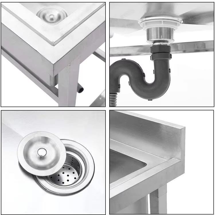 Peralatan Dapur Hotel Komersia - Commercial Kitchen Double Sink ulasan dan harga