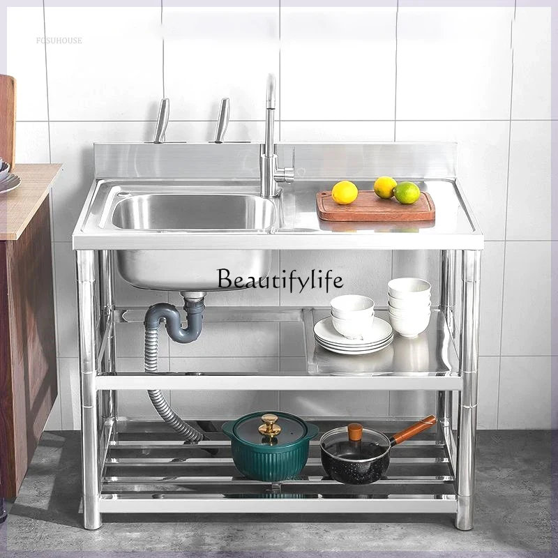 Wastafel Dapur Modern Tebal un - Commercial Kitchen Double Sink ulasan dan harga