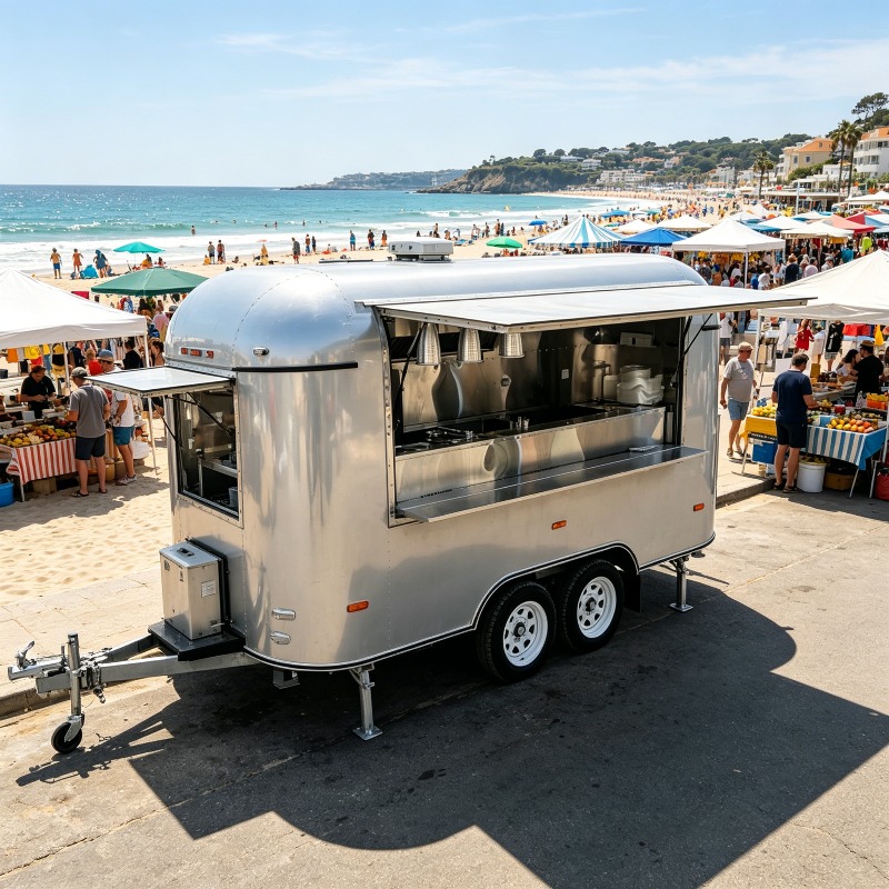 Gerobak Dapur Mobile dari Baja - Commercial Kitchen Layout Design ulasan dan harga