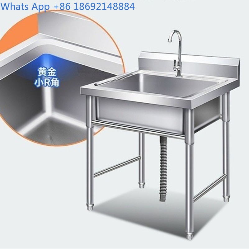 Wastafel Stainless Steel Komer - Commercial Kitchen Double Sink ulasan dan harga