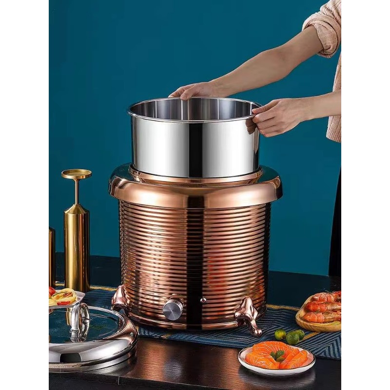 Peralatan Restoran 11L 13L Pan - Soup Kettle Warmer ulasan dan harga