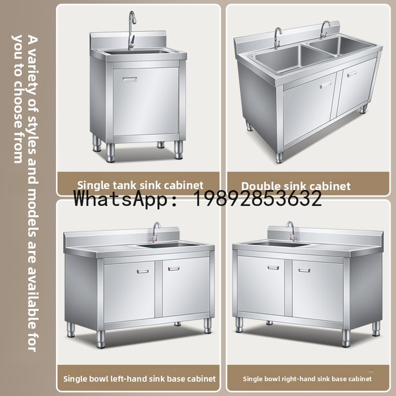 Kabinet Wastafel Dapur Restora - Commercial Kitchen Double Sink ulasan dan harga