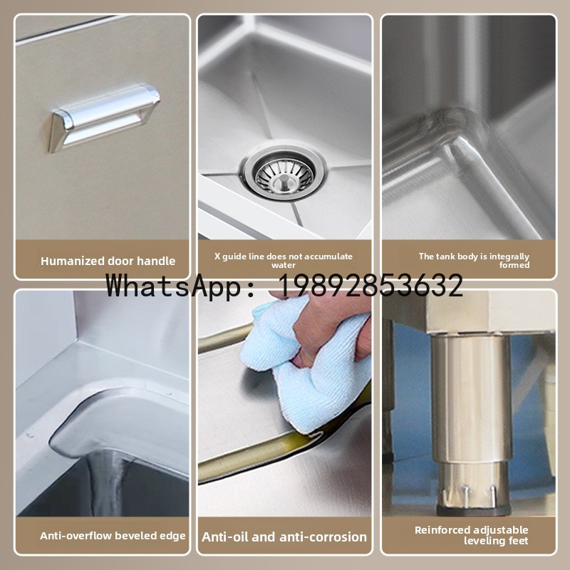 Kabinet Wastafel Dapur Restora - Commercial Kitchen Double Sink ulasan dan harga