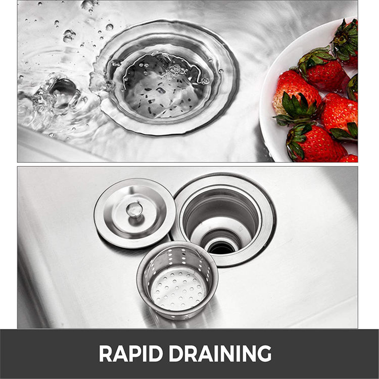 Wastafel Sluice Dapur Baja Tah - Commercial Kitchen Double Sink ulasan dan harga