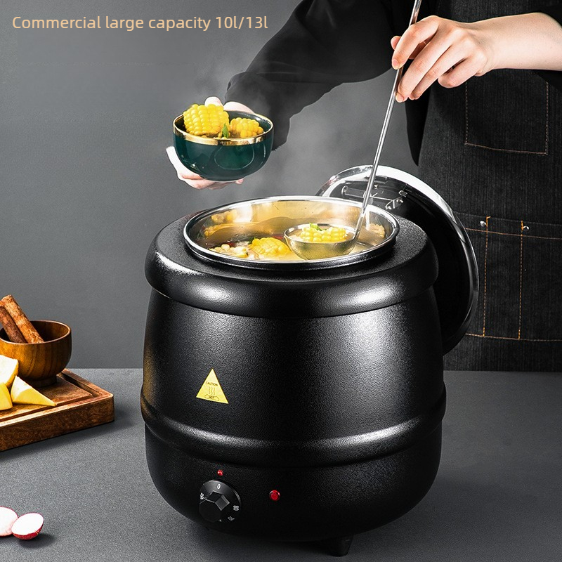 Pemanas Sup Listrik 10L Komers - Soup Kettle Warmer ulasan dan harga